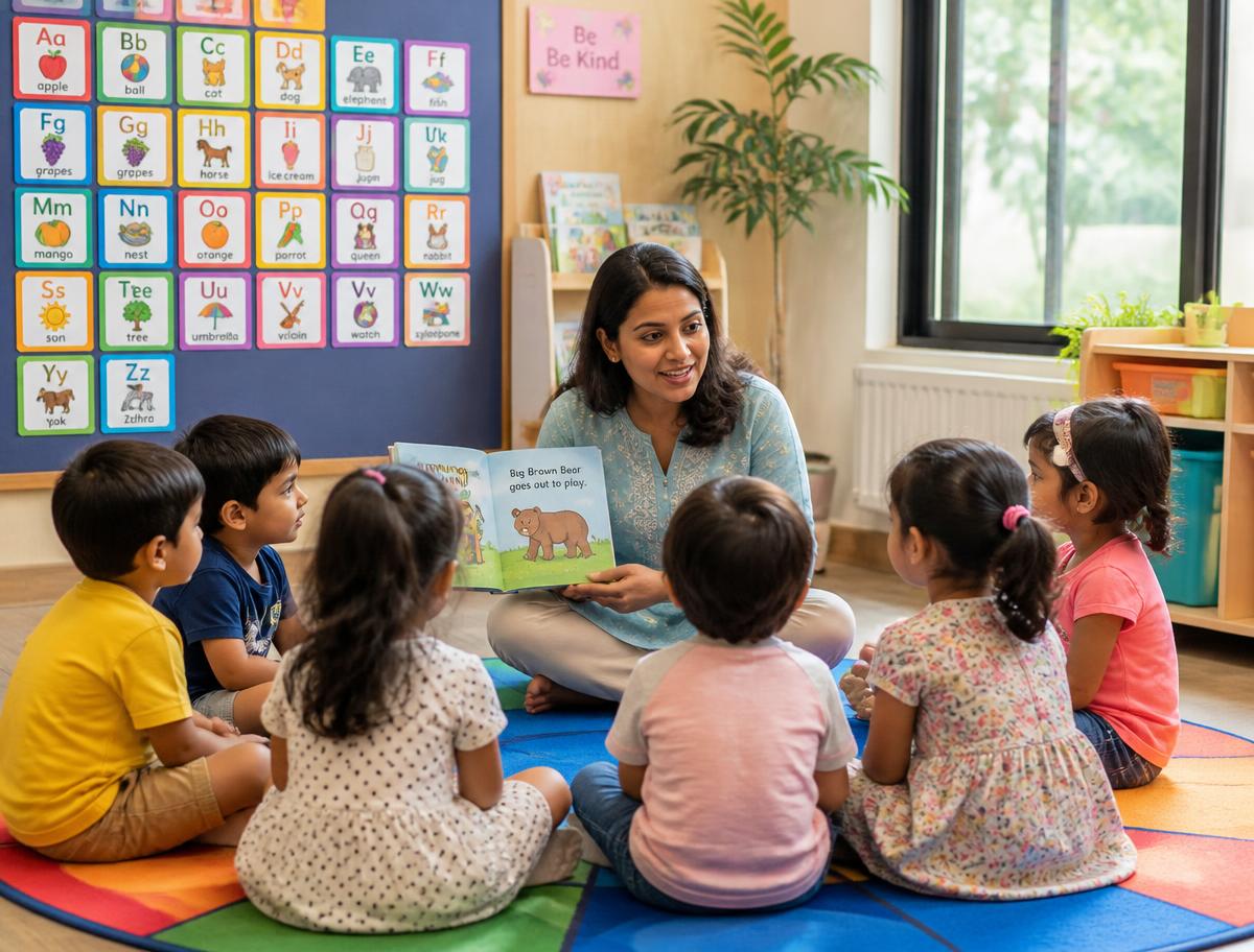 Story time at Killol Pre-School